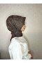 Dp16 Patterned Pera Ready-To-Wear Shawl with Snap Fasteners from the Chin Gold - 4