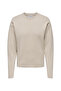 O Neck Comfortable Plain Ecru Men's Sweater Onscooper Rlx Ls 12 Crew Knit