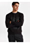 Crew Neck Black Men's Sweatshirt Gu25Mfw08031 - 3
