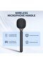 Wireless Interview Microphone Handle Adapter - Handheld Mount for Rode & Hollyland Lark Lavalier Mic - 5