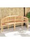 Banana Bench 200 cm Solid Teak Wood