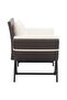 Garden Bench with Cushions 176 cm Brown Poly Rattan - 2
