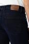 Navy Blue Slim Fit 5 Pocket Cotton Denim Trousers - 5