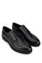 Men's Genuine Leather Black Classic Shoes - 2