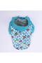 Barcelona Nights Turquoise Star Patterned Large Breed Dog Coat Dog Raincoat Dog Outfit Dog - 5