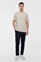 Ecru Regular Fit Crew Neck T-Shirt - 5