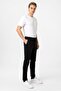 Black Slim Fit Lace-Up Jogger Pants - 5