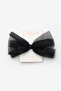 Black Glitter Tie-On Girl's Tulle Clip Buckle