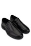 Men's Genuine Leather Black Casual Shoes - 3