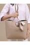 25Yg344 Women's Large Size Floter Leather Shopping Bag - 4