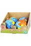 BIO-BASED PLASTIC - PATCHWORK RATTLE BALL - 4 PCS IN A DISPLAY - 3