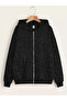 Black Crystal Stone Oversized Unisex Cardigan