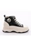 25K312-5 Women's Genuine Leather Hidden Wedge Sole Sports Boots - 7