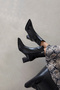 Lisbon Women's Heeled Wrinkled Leather Boots
