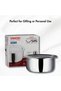Platinum Triply Stainless Steel Tope with Lid - 1 Litre, 14 cm | Boiling Tope for Kitchen | Multipurpose Steel | Induction & Gas Base - 8