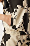 Velvet Collar Patterned Gabardine Suit LRG0059 BROWN BONE - 5