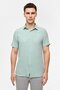 Green Regular Fit Short Sleeve Plain Shirt