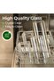 3×1.9 L Airtight Glass Jars with Bamboo Lids for Food Storage - 4