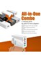 65W Super Fast Charger with 3-in-1 Charging Cable, 5 Ports - 5