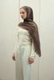 Elenora Muslin Shawl - Mocha - 5