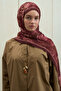 Soft Glow Muslin Shawl - Cherry - 5