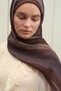 Elenora Muslin Shawl - Brown - 2