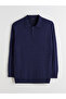 Polo Neck Men's Knitwear Sweater - 5