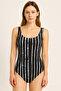 U Neck Plus Size Swimwear - 3