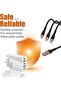 65W Super Fast Charger with 3-in-1 Charging Cable, 5 Ports - 3