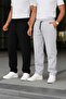 Double Black Gray Bol Sweatpants