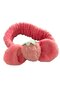 Fuchsia Color Strawberry Figured Plush Hair Band - 2