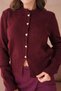 Women's Crew Neck Button Detailed Knitwear Cardigan - 2