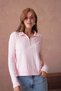 Women's Polo Neck Zipper Detail Knitwear Sweater - 5