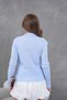 Women's Polo Neck Zipper Detail Ribbed Knit Knitwear Sweater - 5