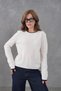 Women's Crew Neck Garni Detail Knitwear Sweater - 6