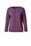 Plus Size Women's Sleeve Stone Detailed Combed Cotton Blouse - 2