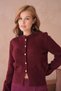 Women's Crew Neck Button Detailed Knitwear Cardigan - 3
