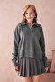 Women's Polo Neck Oversize Knitwear Sweater