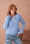 Women's Polo Neck Zipper Detail Knitwear Sweater - 2