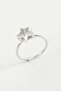 Lvsqvr Rectangular Stone (84614) Ring-Silver Color - 2