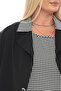 Plus Size (50-56) Jacket Collar Single Button Long Sleeve Two-Piece Suit Women's Blouse - 3