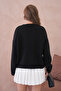 Kadı Bisiklet Yak Lace-Like Knit Oversized Knitwear Sweater - 5