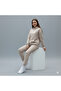 3 Thread Cotton Fabric Winter Unisex O Oversized Women's Long Sleeve Bottom-Top Tracksuit Set - 2