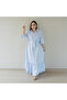 Ladies Casual Dress – Cotton Polyester Printed Maxi Wear - 2
