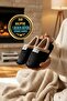 Plush Women's Home Slippers Furry Soft Sole Home Boots Slippers