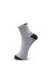 Ankle Socks 3 Pack – Half-Terry Men's Ankle Socks, Green Light Grey Brown - 2