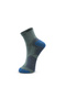 Ankle Socks 3 Pack – Half-Terry Men's Ankle Socks, Green Light Grey Brown - 4