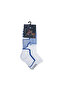 Ankle Socks 3 Pack – Half-Terry Men's Ankle Socks, White - 6