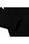 Women's Venezia Relaxed Fit Slit Crew Neck Sweatshirt Black - 5