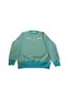 Green Color Black Warfare Sweatshirt 3 Thread Unisex (Size L-Xl) - 3